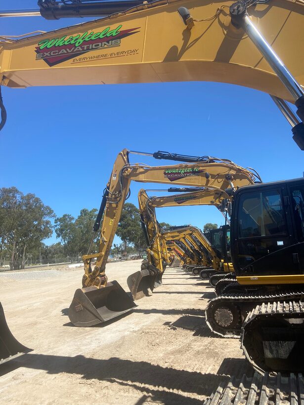Excavator fleet